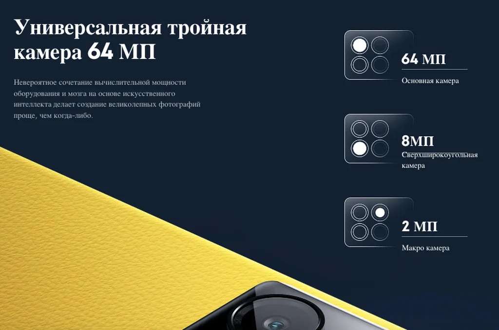Смартфон Xiaomi Poco X6 Pro 5G 12/512Gb, Global, Black