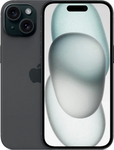 Смартфон Apple iPhone 15 Plus 256GB nanoSim+eSim (Чёрный, 6 ГБ, 256 ГБ)