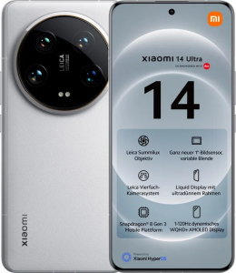 Смартфон Xiaomi 14 Ultra 16/512 ГБ Global, Dual nano SIM, Белый