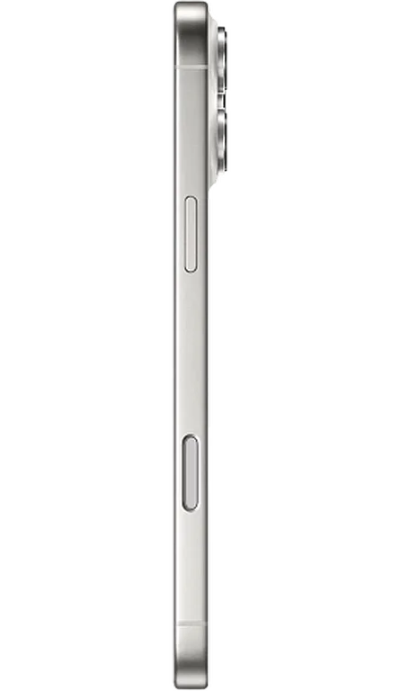 Смартфон Apple iPhone 16 Pro 128GB DualSim (8 ГБ, 128 ГБ, Титановый белый)