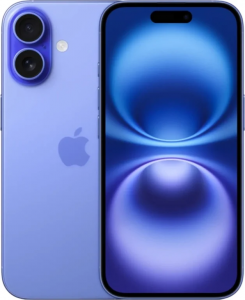 Смартфон Apple iPhone 16 128Gb Dual nano SIM ultramarine (ультрамарин)