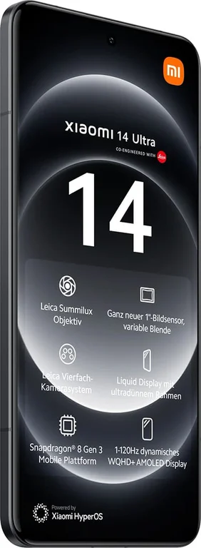 Смартфон Xiaomi 14 Ultra 16/512Gb Black, черный