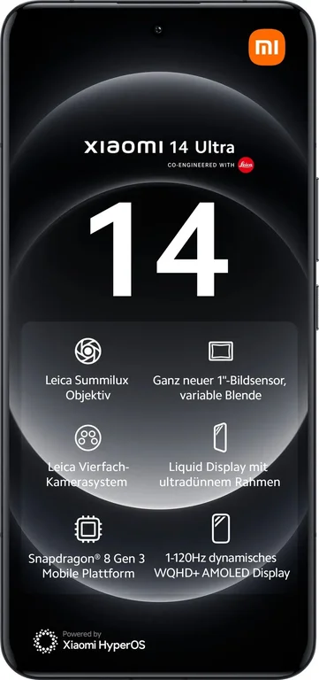Смартфон Xiaomi 14 Ultra RU 16/512Gb Black