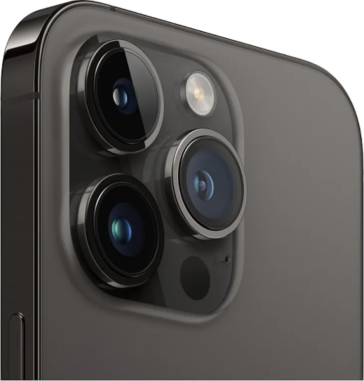 Смартфон Apple iPhone 14 Pro 256GB nano SIM + eSim space black (черный космос) новый, не актив, без комплекта