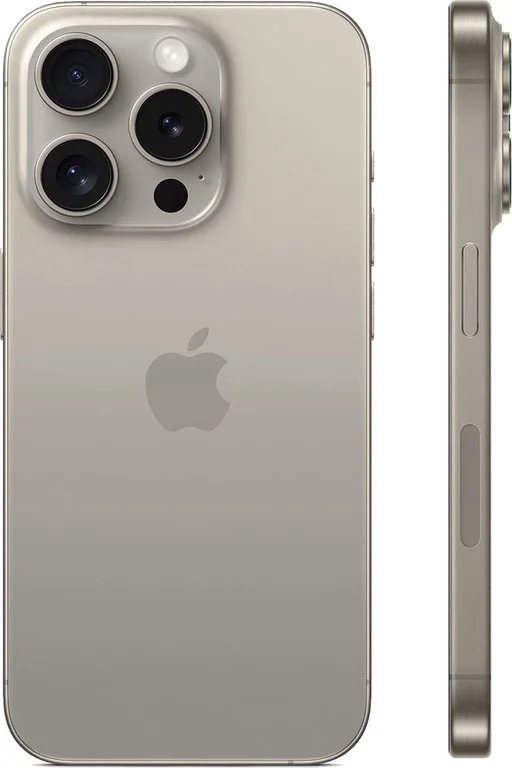 Смартфон Apple iPhone 15 Pro 128Gb Natural Titanium, натуральный титан