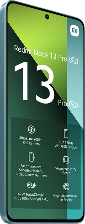 Смартфон Redmi Note 13 Pro 5G 8/256GB ocean teal (зеленый) Global Version