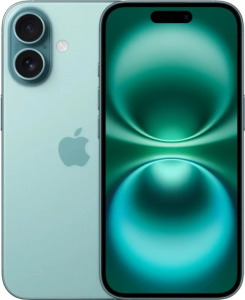 Смартфон Apple iPhone 16 128Gb Dual nano SIM teal (бирюзовый)