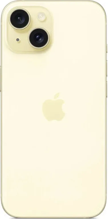 Смартфон Apple iPhone 15 128 ГБ, Dual: nano SIM + eSIM, желтый