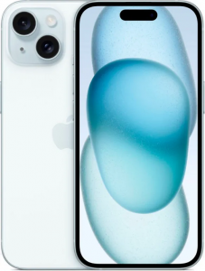 Смартфон Apple iPhone 15 256Gb Dual blue (голубой) новый, не актив, без комплекта