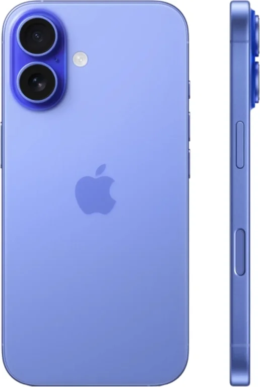 Смартфон Apple iPhone 16 128Gb Dual nano SIM ultramarine (ультрамарин)
