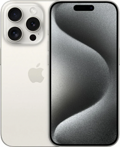 Смартфон Apple iPhone 15 Pro SIM 128 ГБ, «титановый белый»