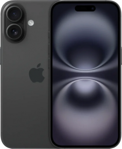 Смартфон Apple iPhone 16 128GB Black (Черный) nano-Sim + eSim
