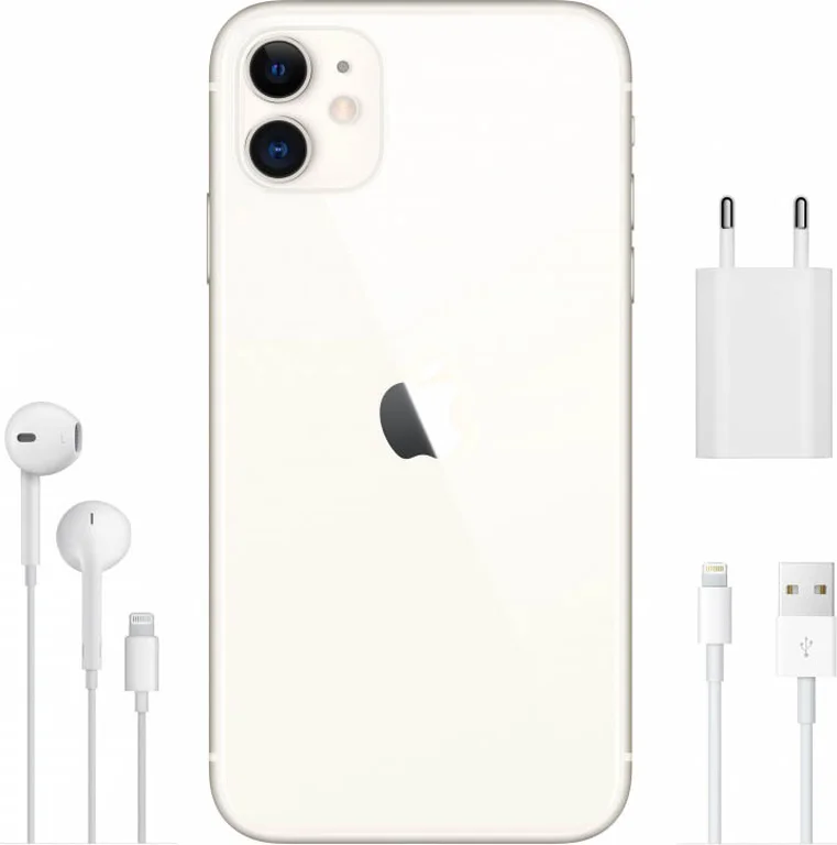 Смартфон Apple iPhone 11 64GB (белый), Slimbox