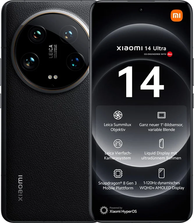 Смартфон Xiaomi 14 Ultra 16/512Gb Black, черный