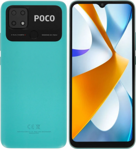 Смартфон POCO C40 32 ГБ бирюзовый