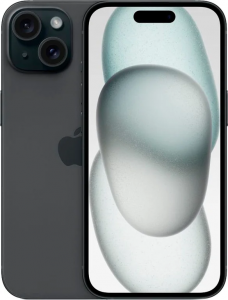 Смартфон Apple iPhone 15 256GB Dual Sim Black