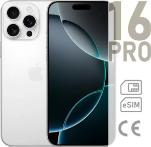 Смартфон Apple iPhone 16 Pro 256ГБ белый