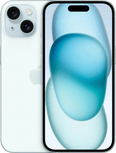Смартфон Apple iPhone 15 256 ГБ (nano-SIM + eSIM), голубой