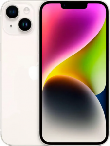 Смартфон Телефон Apple iPhone 14 128 Gb Сияющая Звезда