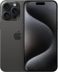 Смартфон Apple iPhone 15 Pro Max eSIM 1 ТБ, «титановый черный»