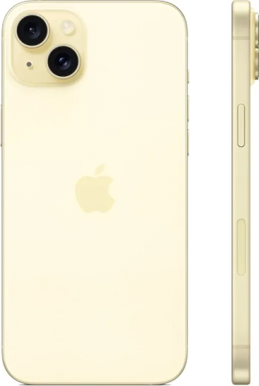 Смартфон Apple iPhone 15 Plus 512GB nano SIM + eSim yellow (желтый)
