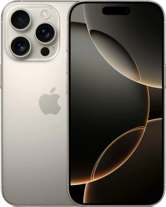 Смартфон Apple iPhone 16 Pro 512GB nano SIM + eSim natural titanium (титановый бежевый)