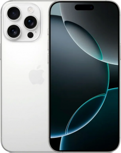Смартфон Apple iPhone 16 Pro Max 512Gb Dual nano SIM titanium white (титановый белый) новый, предактив, без комплекта