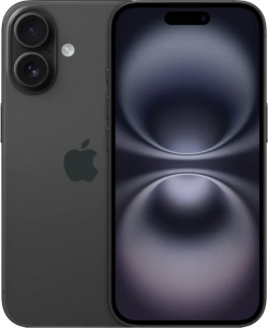 Смартфон Apple iPhone 16 128Gb nano SIM + eSim black (чёрный)