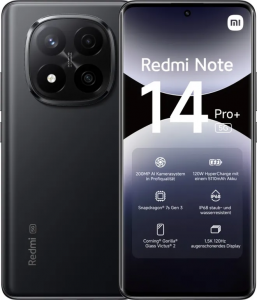 Смартфон Xiaomi Redmi Note 14 Pro Plus 5G 12/256Gb Midnight Black Global Version
