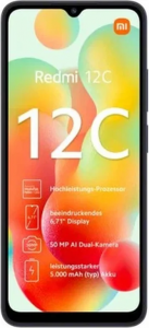 Смартфон Xiaomi Redmi 12C 4/128 ГБ RU, Dual nano SIM, серый графит