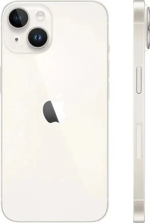 Смартфон Apple iPhone 14 256GB nano SIM + eSim starlight (белый)