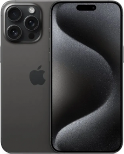 Смартфон Apple iPhone 15 Pro Max 512GB, Dual: nano SIM + eSIM, Black Titanium