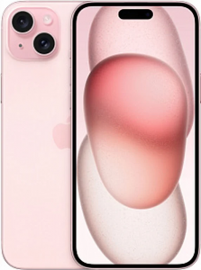 Смартфон Apple iPhone 15 Plus SIM 128 ГБ, розовый