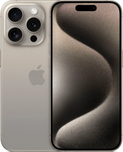 Смартфон Apple iPhone 15 Pro 256GB Natural Titanium (Бежевый)