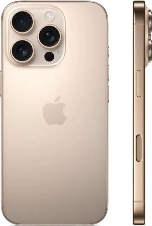 Смартфон Apple iPhone 16 Pro 256GB nano SIM + eSim desert titanium (пустынный титан) новый, не актив, без комплекта