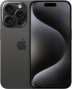 Смартфон Apple iPhone 15 Pro SIM 128 ГБ, «титановый чёрный»