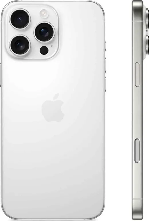 Смартфон Apple iPhone 16 Pro Max 1 ТБ (eSIM + eSIM), белый титан
