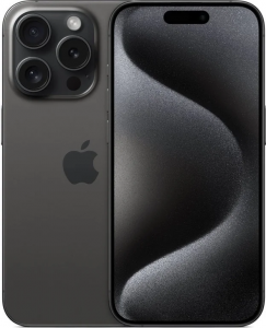 Смартфон Apple iPhone 15 Pro 256 ГБ Black Titanium, Чёрный Титан