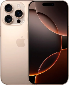 Смартфон Apple iPhone 16 Pro 128GB Desert Titanium (пустынный титан) A3292/93