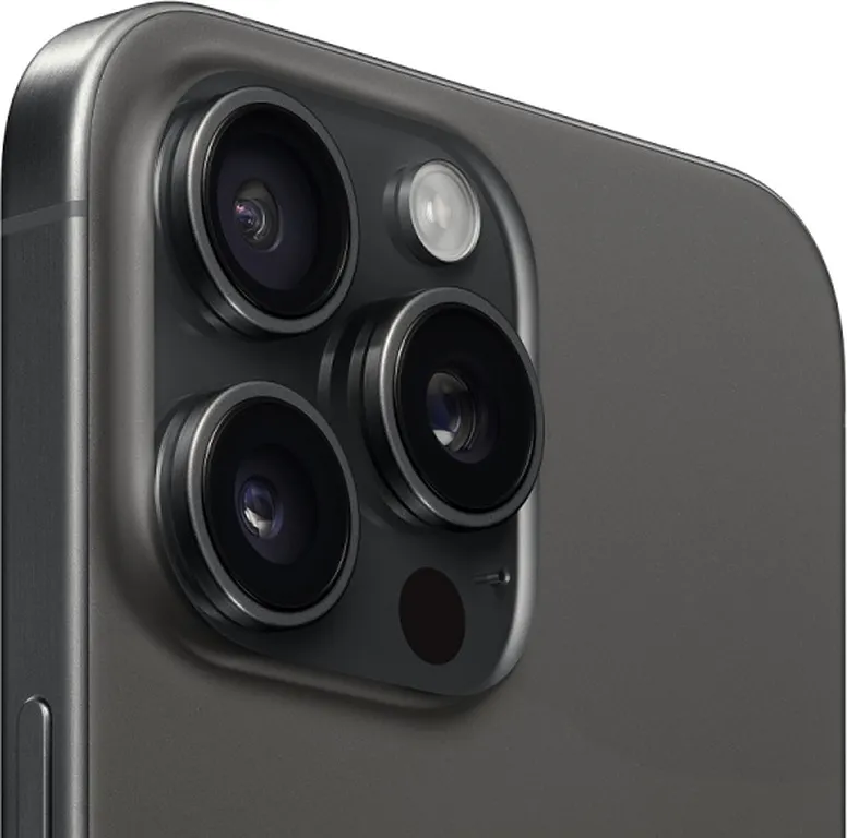 Смартфон Apple iPhone 15 Pro Max 256GB nano SIM + eSim titanium black (титановый чёрный) CPO (FU773QL/A) официально восстановленный