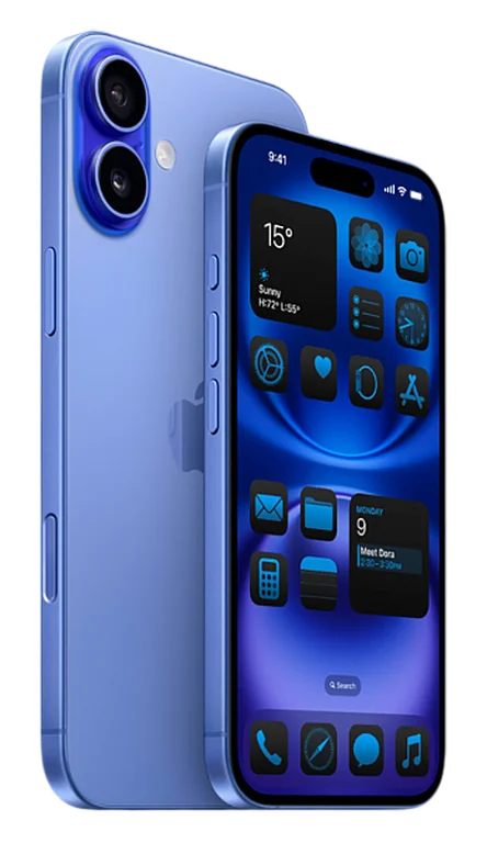 Смартфон Apple iPhone 16 256ГБ Ultramarine (Синий) (A3286) Sim+ eSim