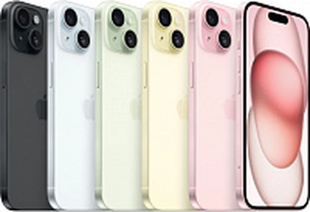 Смартфон Apple iPhone 15 SIM 256 ГБ, розовый